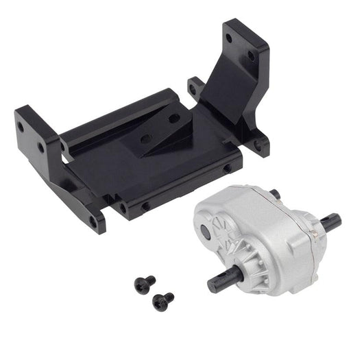 Gearbox Transfer Case w/ 72mm Mount for RC4WD D90 Etc 1/10 (Metaal) - upgraderc