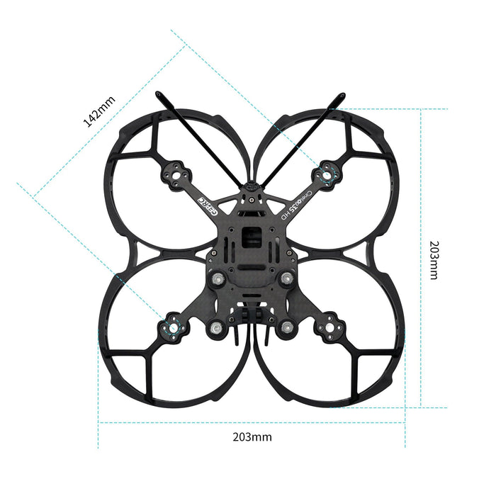 GEP-CL35 3.5" CineLog35 Drone Frame - upgraderc