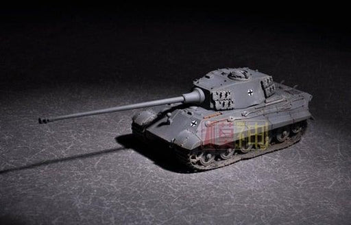 German King Tiger Henschel Turret Tank 1/72 Model (Plastic) Bouwset TRUMPETER 
