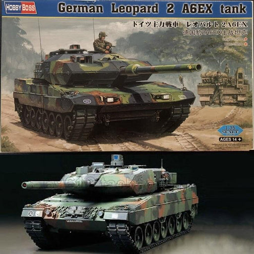 German Leopard 2 A6EX MBT 1/35 Model (Plastic) Bouwset HobbyBoss 