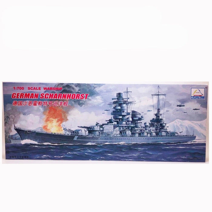 German Scharnhorst Battlecruiser 1/700 Model (Plastic) Bouwset MiniHobbyModels 
