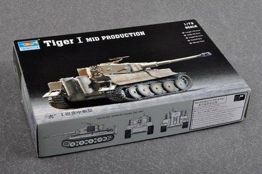 German Tiger 1 *Midden productie* Tank 1/72 Model (Plastic) Bouwset TRUMPETER 