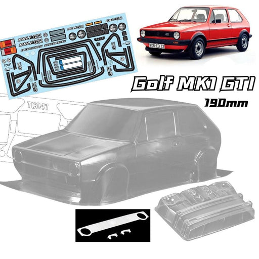Golf MK1 GTI Hatchback Body Shell (258mm) Body Professional RC 