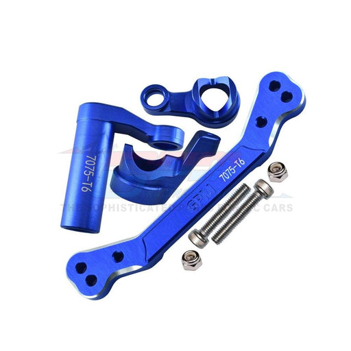 GPM Steering Assembly + Draglink for Traxxas SLEDGE 4WD 1/8 (Aluminium) - upgraderc