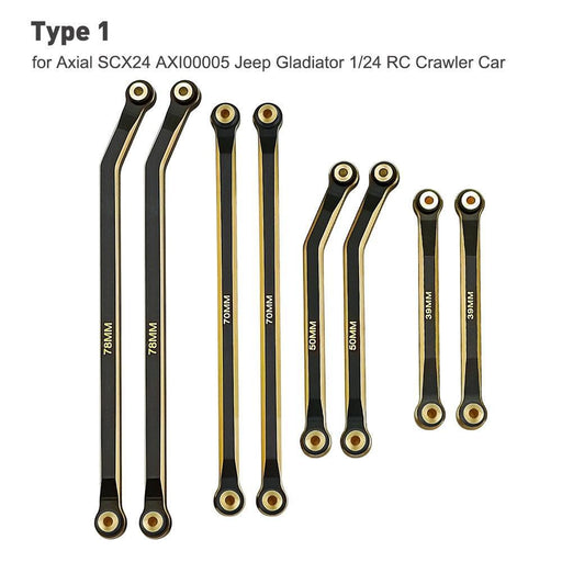Heightened Steering Linkage Kit for Axial SCX24 1/24 (Messing) - upgraderc