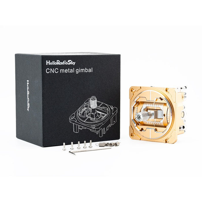 HelloRadioSky HG01 CNC Gimbal for V16 (Gold)
