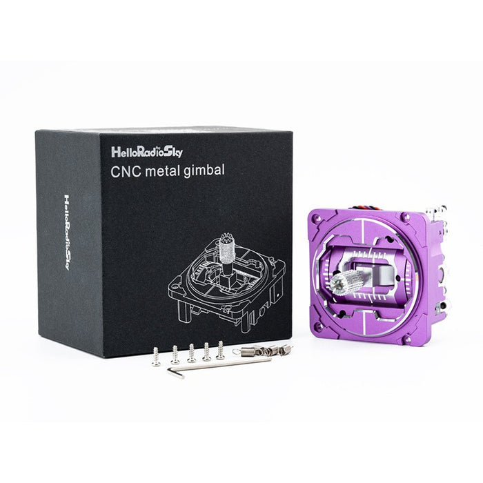 HelloRadioSky HG01 CNC Gimbal for V16 (Purple)