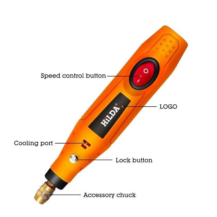 HILDA 12V Mini Drill Rotary Tool - upgraderc