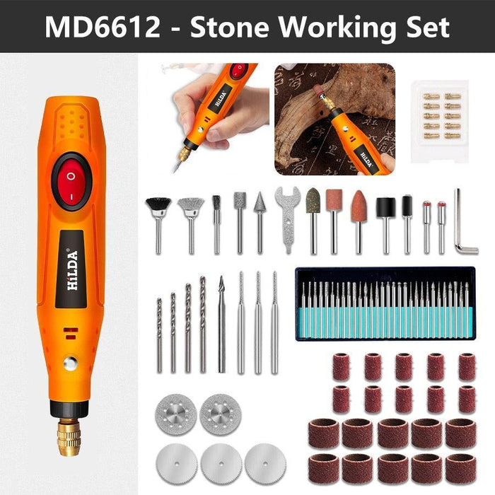 HILDA 12V Mini Drill Rotary Tool - upgraderc
