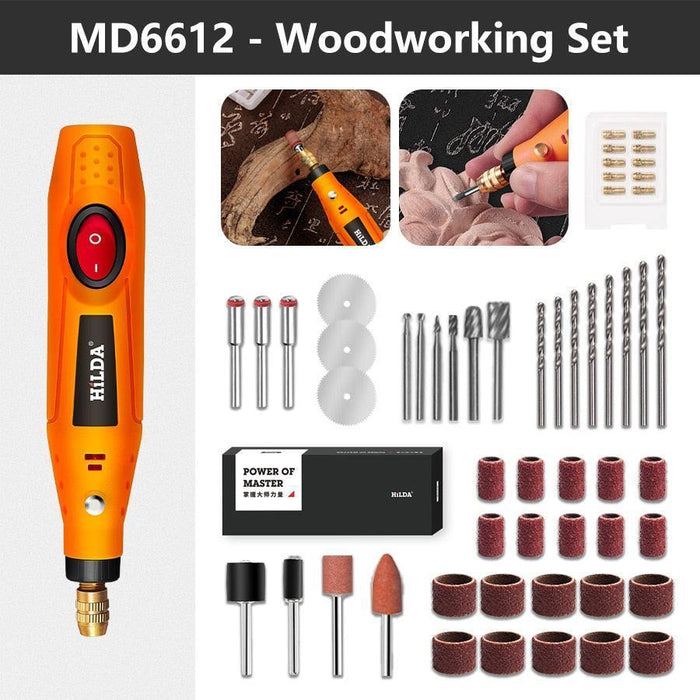 HILDA 12V Mini Drill Rotary Tool - upgraderc