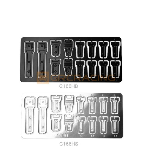 Hinges for Axial SCX10 III 1/10 (Metaal) G166HS G166HB - upgraderc