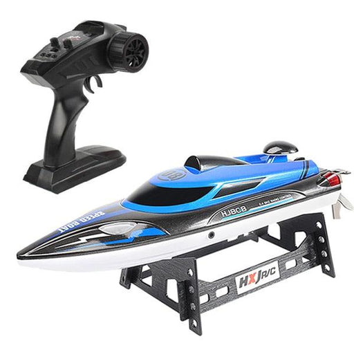 HJ808 25km/h High-Speed Boat Boot upgraderc blue 1 battery 