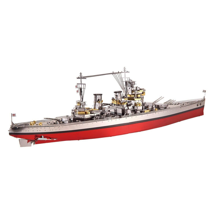 HMS Prince Of Wales 3D Model (282 Messing+Roestvrij Staal) Bouwset Piececool 