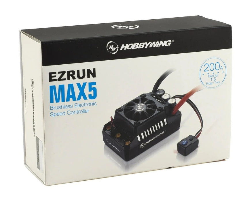 Hobbywing EzRun MAX5 V3 200A 1/5 bürstenloser wasserdichter Regler