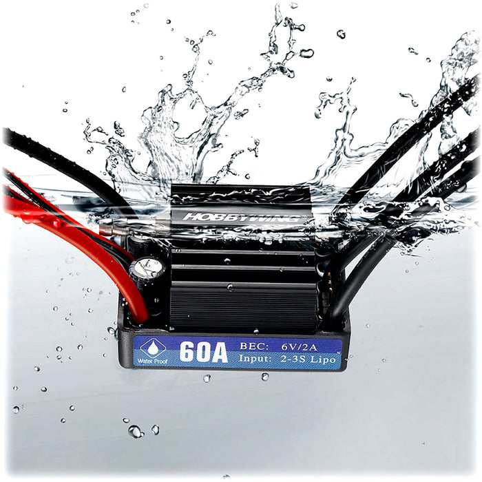 Hobbywing Seaking 60A Boat ESC V3 2-3s, 3A SBEC