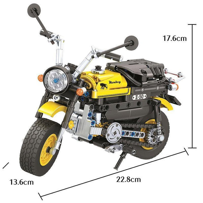 Honda Monkey Motorcycle Model Building Blocks (402 stukken) - upgraderc
