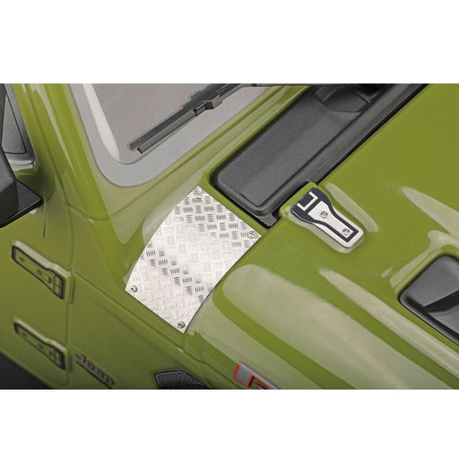 Hood Side Angle Anti-Skid Plate for AXIAL SCX6 Wrangler 1/6 (Metaal) - upgraderc