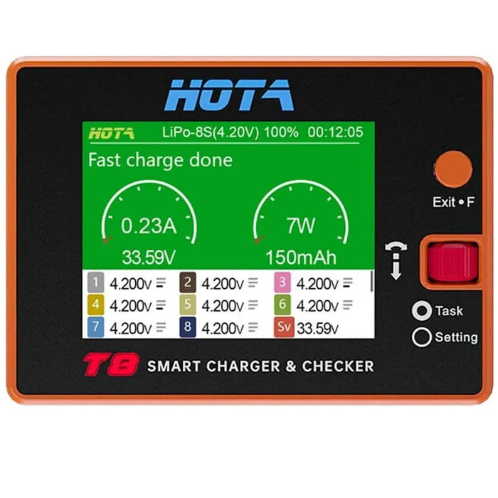 HOTA T8 650W 22A 1-8S DC Smart Charger/Checker
