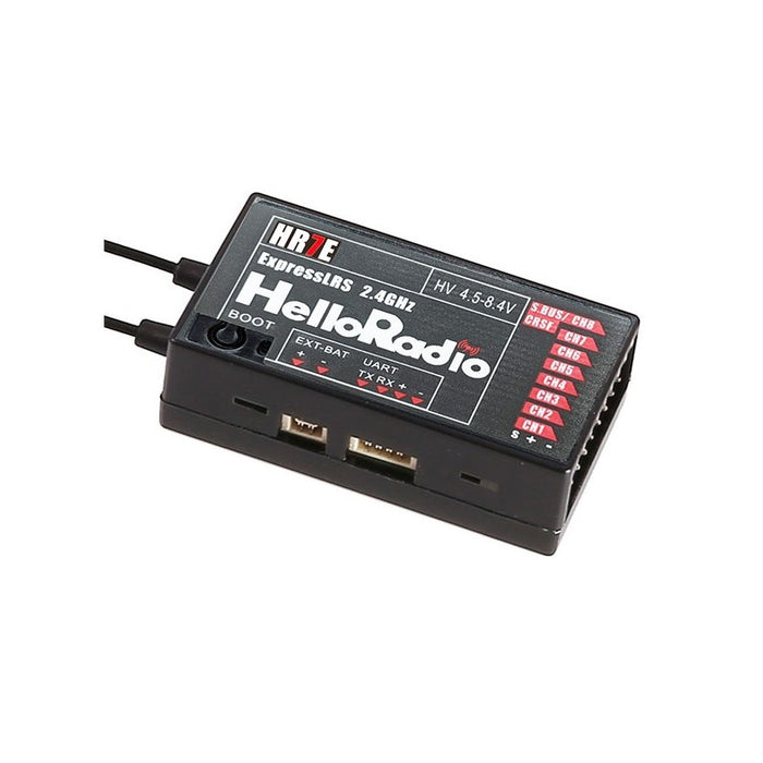 HelloRadioSky HR7E ELRS 2,4GHz 7Ch. Receiver (Black)