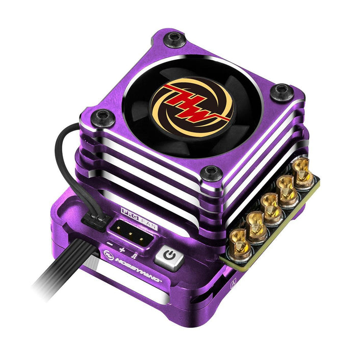 HobbyWing Xerun XD10 Pro 100A ESC sans balais (noir, rouge, violet)