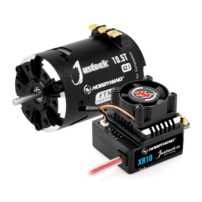 Hobbywing XR10 Justock G3S ESC/SD G2.1 3200kV Motor Combo (13.5T)