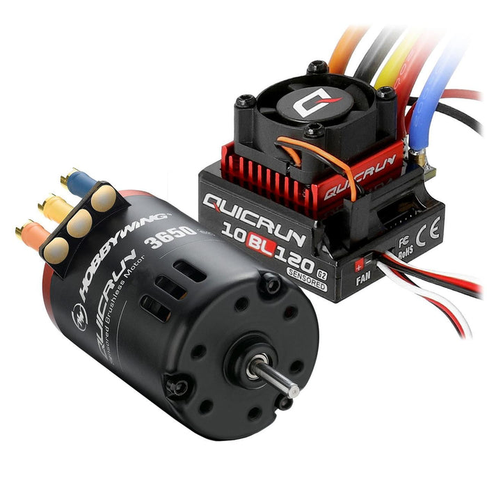 Hobbywing Quicrun 10BL120 G2 ESC/3650SD 2850kV 13.5T moteur combiné