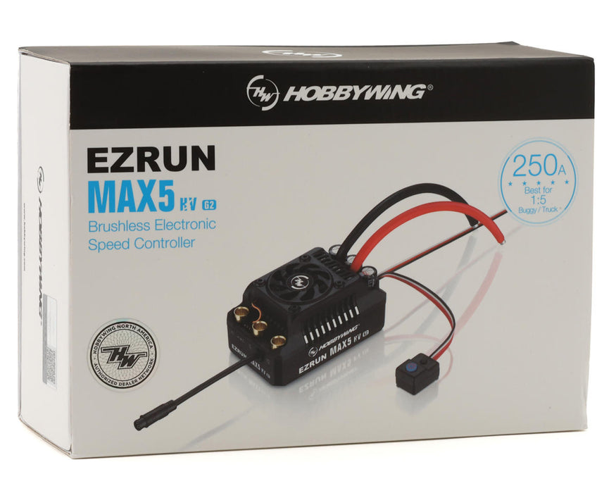 Hobbywing EZRun MAX5 G2 250A 1/5 ESC sans balais étanche