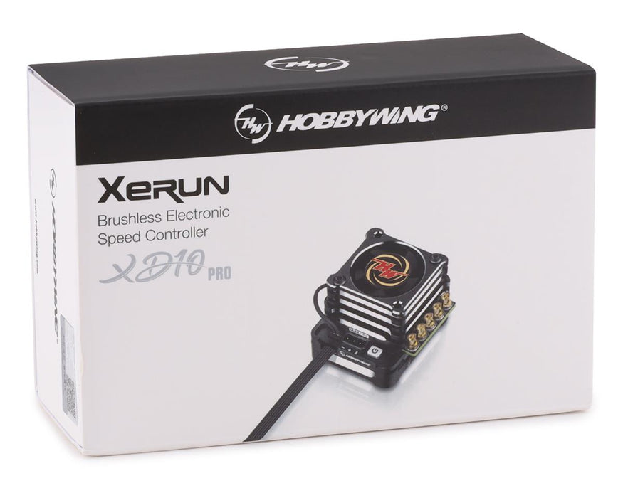 HobbyWing Xerun XD10 Pro 100A ESC sans balais (noir, rouge, violet)