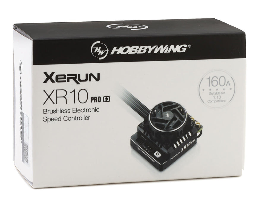 HobbyWing Xerun XR10 Pro G3 1/10 160A sensorgesteuerter bürstenloser Regler