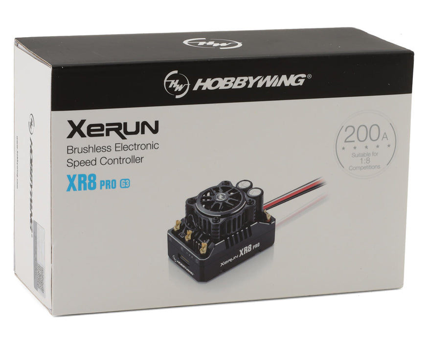 Hobbywing Xerun XR8 Pro G3 1/8 Competition sensorgesteuerter bürstenloser Regler