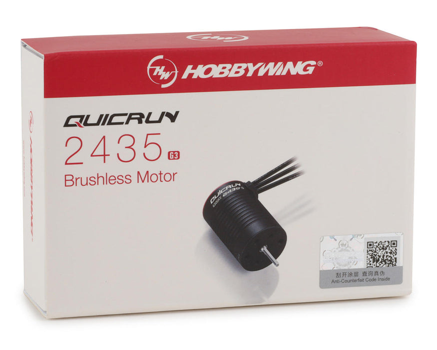 Hobbywing QuicRun 2435SL G3 SE 1/18 4500kV Brushless Motor