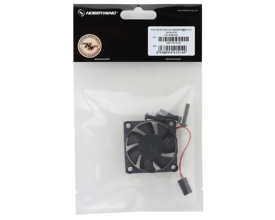 Hobbywing XD10 3010BH Aluminum Cooling Fan (Black)