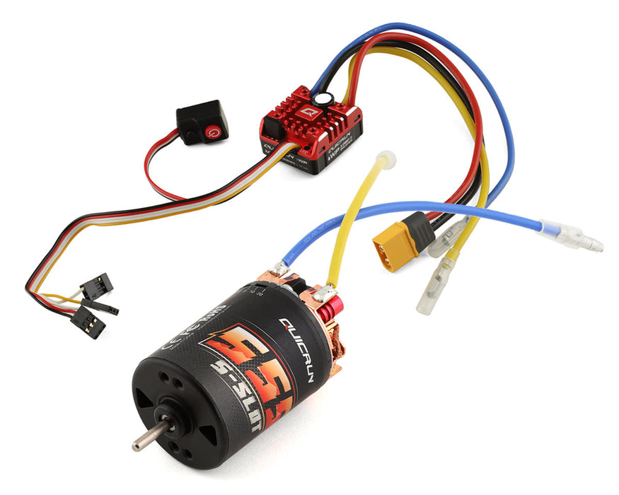 Hobbywing QuicRun WP1080 G2 ESC, 555 Motor Combo (11T)