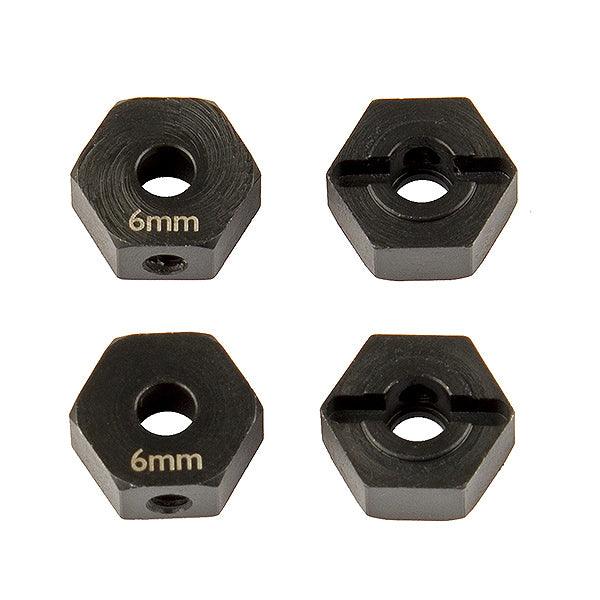 6mm Steel Wheel Hexes for Element RC Enduro Knightrunner 1/10 (EL42076)