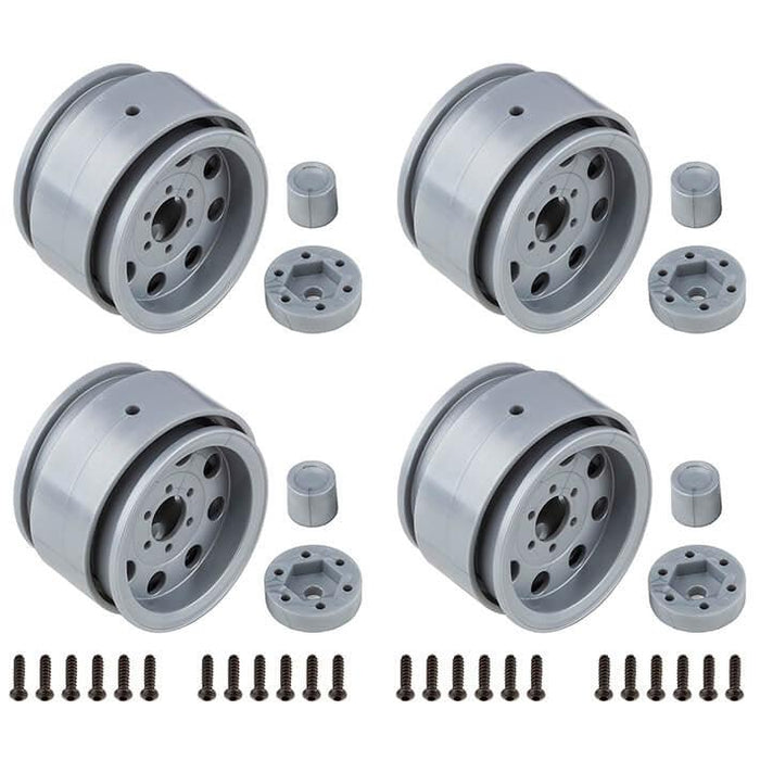 Die Echo 1,9" Silbernen Felgen für Element RC Enduro SE 1/10 (EL42108)