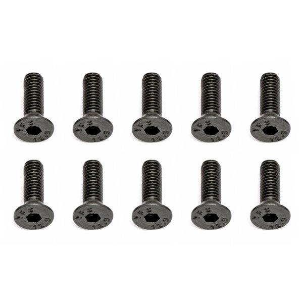 Team Associated M3x10 FH Hex Screws (AS25202)
