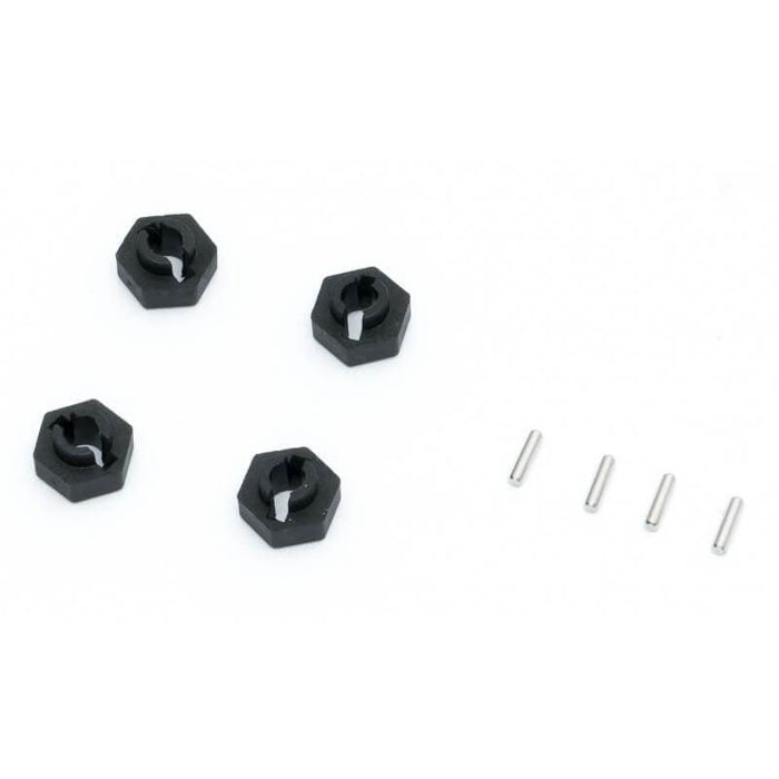 Hex Wheel Adapters & Pins for FMS FCX24M 1/24 (FMS-C3417)