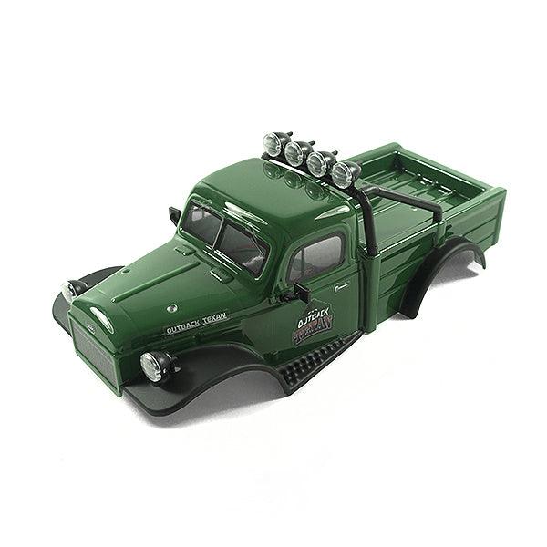 Texan Green Complete Pre-Built Body Shell for FTX Outback Mini 2.0 1/18 (FTX9392GN)