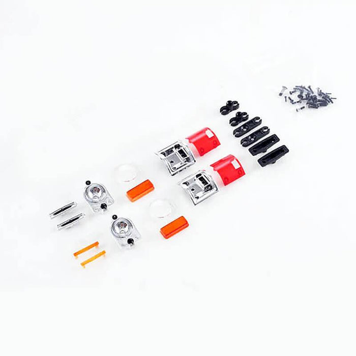 Front, Rear Light Cups & Lens Set for FMS FCX10 1/10 (FMS-C3261)