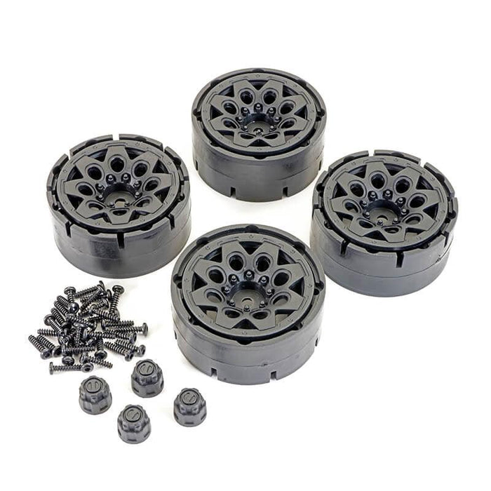 4 Stück 1,9" Beadlock-Felgen für FTX Outback Gladius 1/10 (FTX10741)