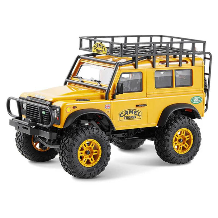 FMS FCX24M Land Rover Defender D90 1/24 Crawler PNP (Jaune)