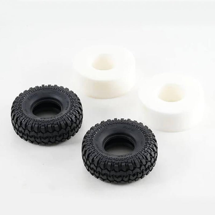 2 Stück 5.3x2.2' Radreifen für FMS FCX10 1/10 (FMS-C3217)