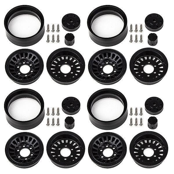 Urbine 1.55" Black Wheel Rims for Element RC Enduro SE 1/10 (EL42112)