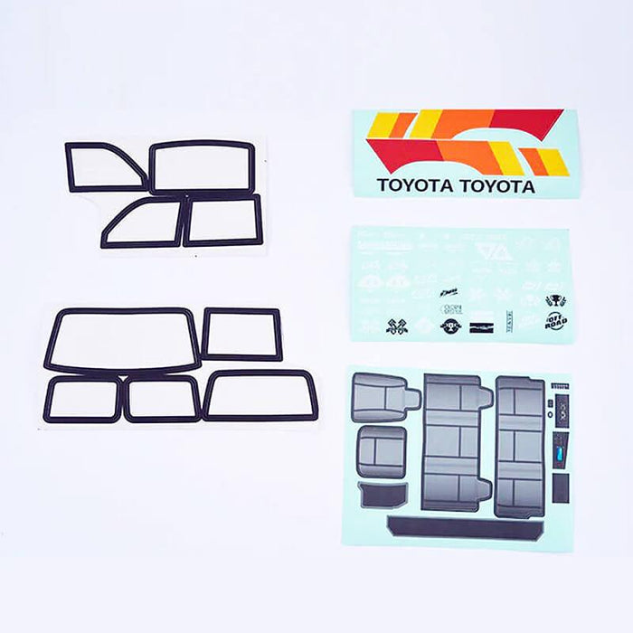 Feuille d'autocollants pour FMS FCX10 LC80 1/10 (FMS-C3713)