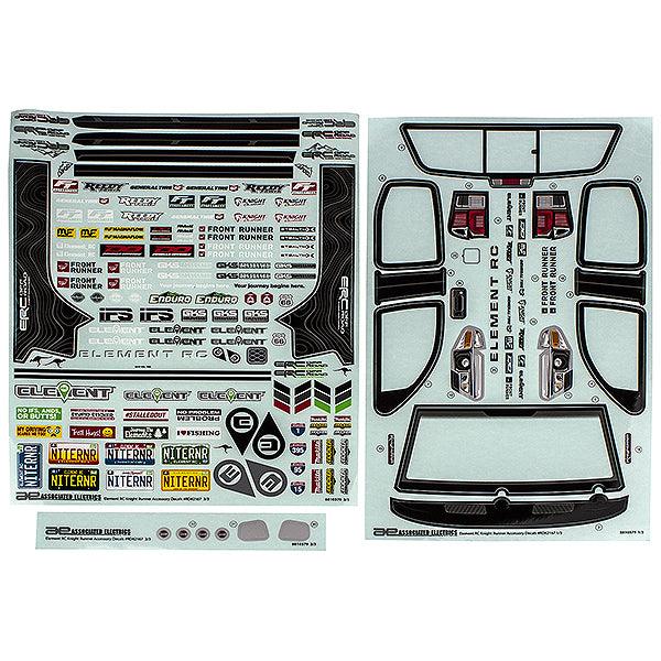 Knightrunner Body Decal Sheet for Element RC Enduro SE 1/10 (EL42167)