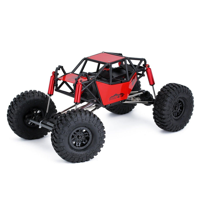 Injora 1/10 Rock crawler buggy with motor (310mm) Roller Auto Injora Red with wheels 