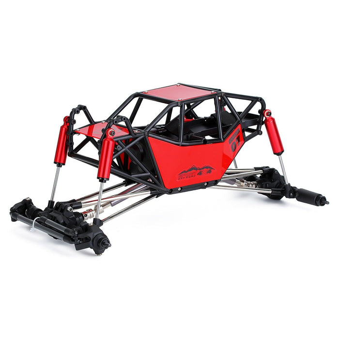 Injora 1/10 Rock crawler buggy with motor (310mm) Roller Auto Injora Red without wheels 