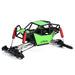 Injora 1/10 Rock crawler buggy with motor (310mm) Roller Auto Injora Green without wheels 