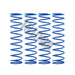 Injora 4PCS Shock absorber spring 1/10 (60x15mm) Schokdemper Injora Blue 