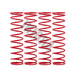 Injora 4PCS Shock absorber spring 1/10 (60x15mm) Schokdemper Injora Red 